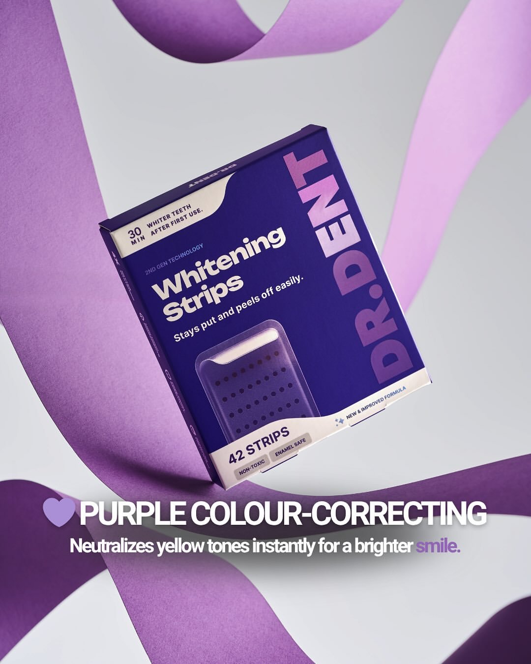 WhatsApp Image 2026-07-09 at 10.11.07 PM Dr Dent Purple Teeth Whitening Strips ( The Family Pack ) - Image 1